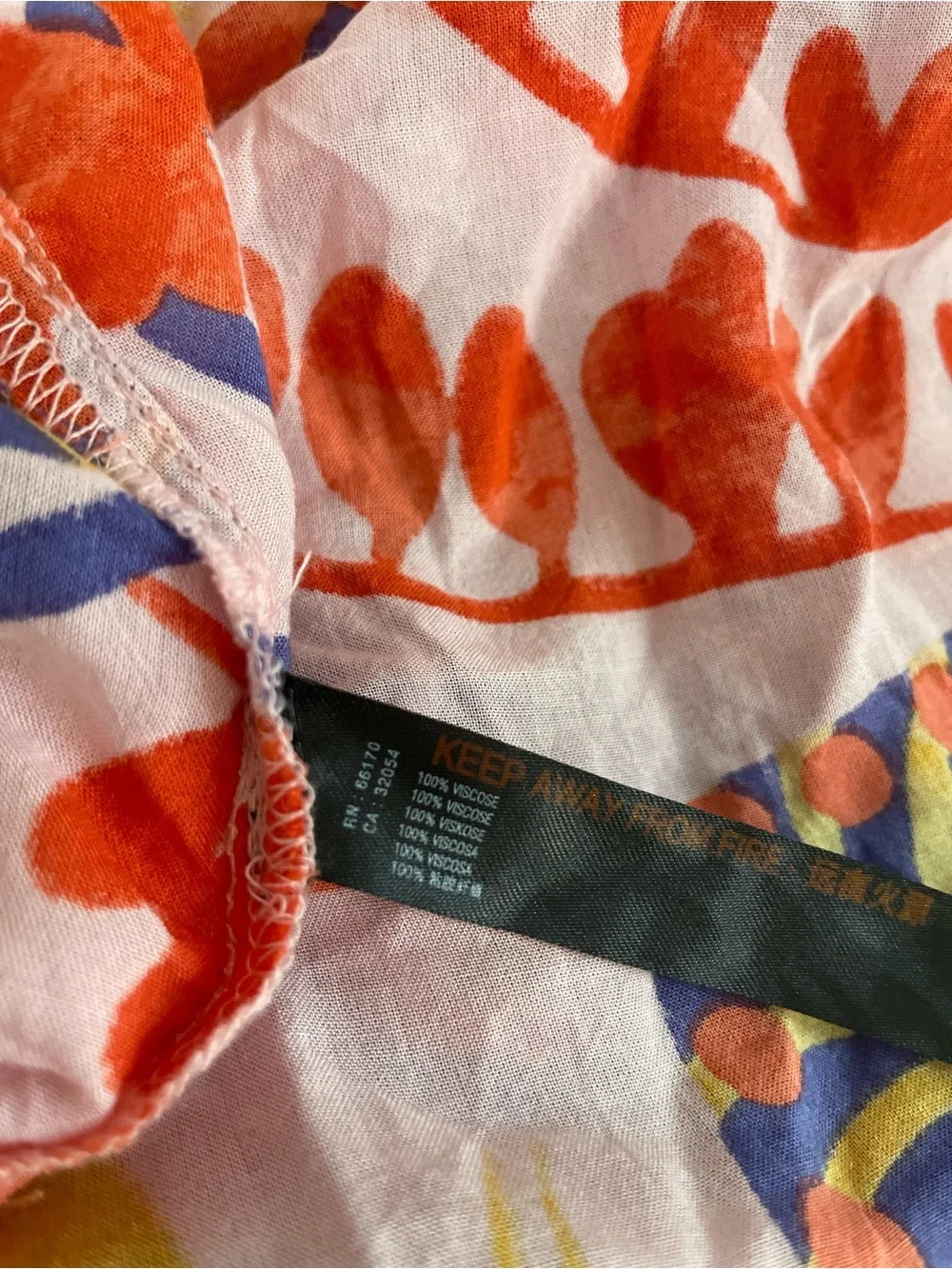 Anthropologie Claire Colin Botanical Robe Size Small/Medium